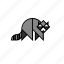 skunk, geometric 