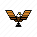 eagle, geometric animal