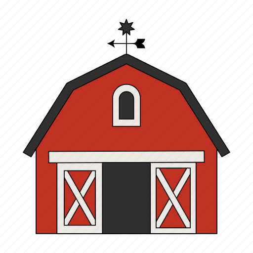 Barn, countryside, farm, rural, farmland, ranch, building icon - Download on Iconfinder