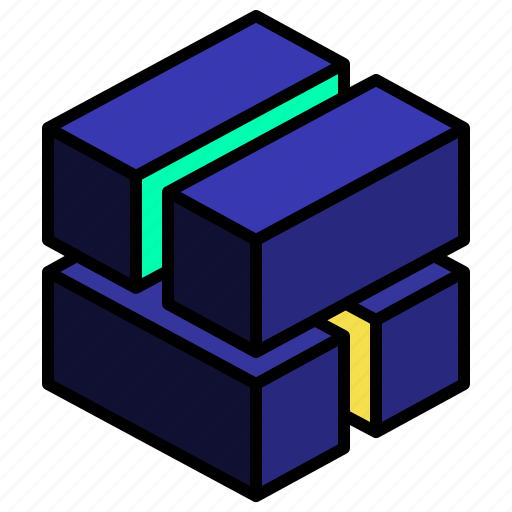 Twist, geometric, cube, shape, box icon - Download on Iconfinder