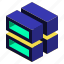 hollow, stack, geometric, cube, shape, box, slice 