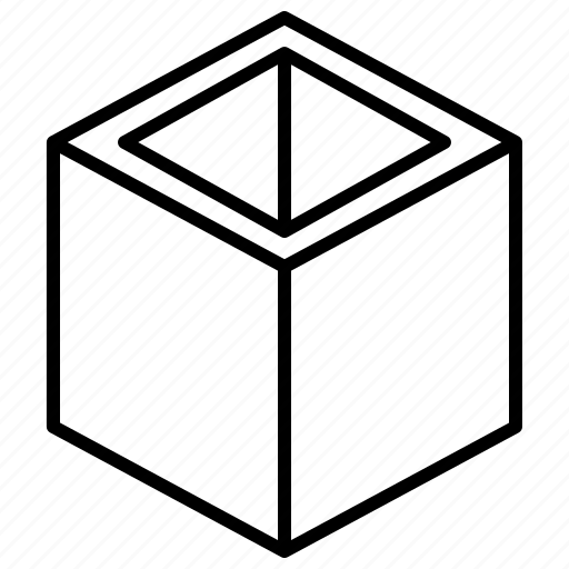 Container, geometric, cube, shape, box icon - Download on Iconfinder