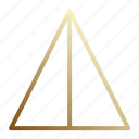 geometric, triangle, arrow, peak, fold, mountain, 1