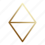 geometric, triangle, diamond, fold, horizontal 