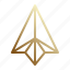 geometric, triangle, star, arrow 