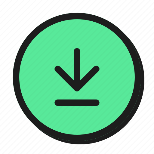 Download, down, file icon - Download on Iconfinder