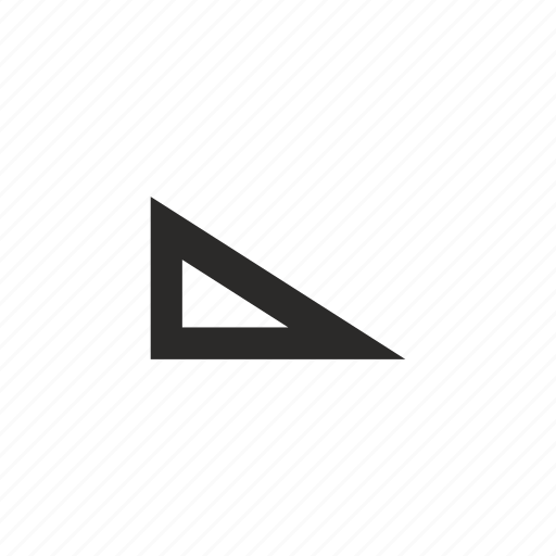 Instrument, rubber, tool, triangle icon - Download on Iconfinder
