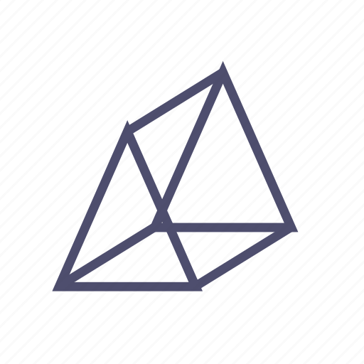 Figure, geometry, prism, pyramid, tent, triangle icon - Download on Iconfinder