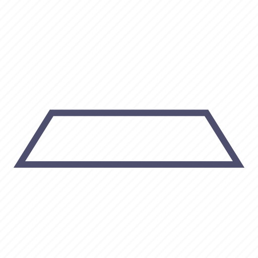 Figure, geometry, parallelogram, polygon, trapeze icon - Download on Iconfinder