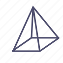 figure, geometry, polygon, prism, pyramid