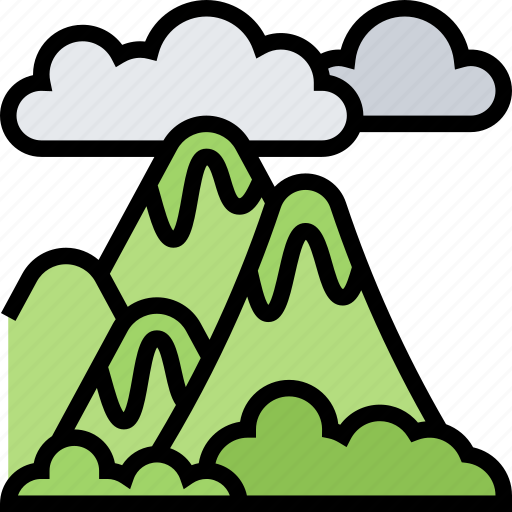 Highlander, mountain, nature, georgia, scenery icon - Download on Iconfinder