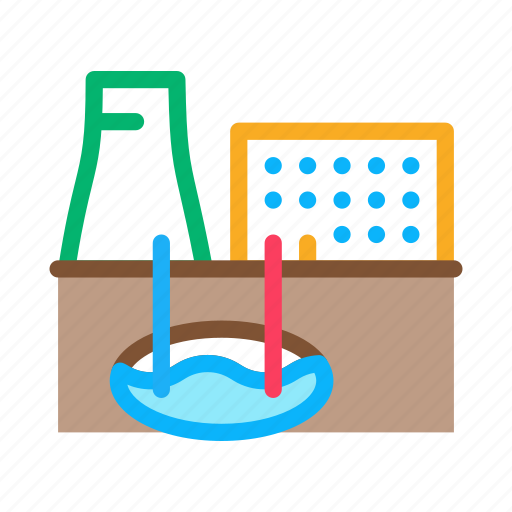 Electricity, factory, geyser, heat, nuclear, plant, power icon - Download on Iconfinder