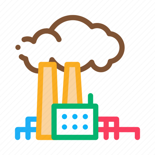 Earth, equipment, factory, geyser, heat, house, power icon - Download on Iconfinder