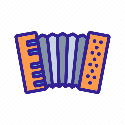 Accordion, acoustic, classic, classical, contour, germany, traditional icon - Download on Iconfinder