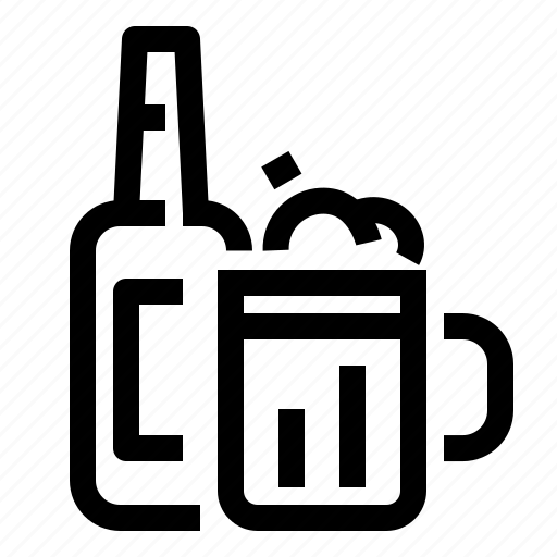 Beer, alcohol, bottle, mug icon - Download on Iconfinder