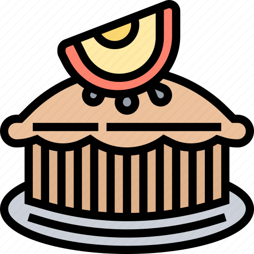 Pie, apple, pastry, bakery, dessert icon - Download on Iconfinder