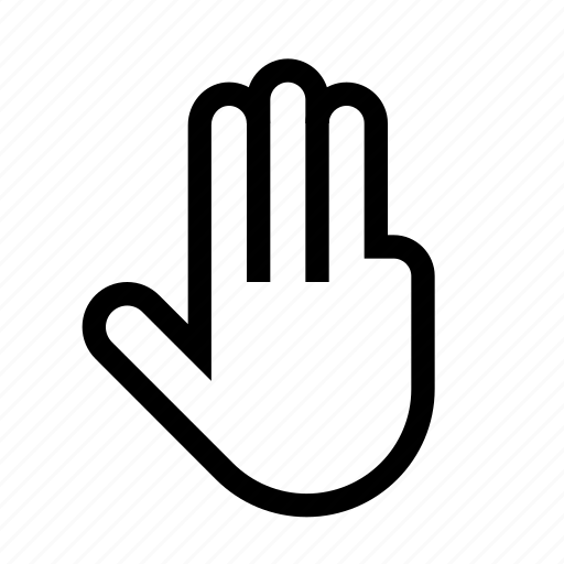 And, fingers, four, hand, three, thumb, up icon - Download on Iconfinder