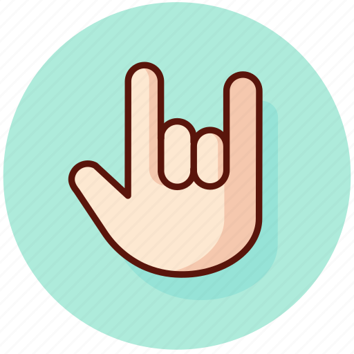 Gesture, rock, metal, on, rock and roll icon - Download on Iconfinder
