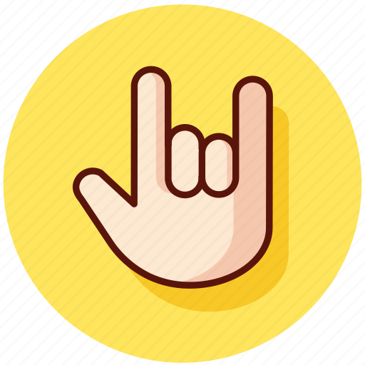 Gesture, rock, on, hand, metal icon - Download on Iconfinder