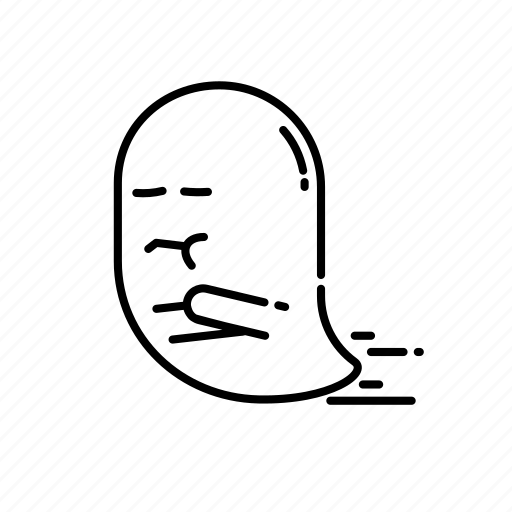 Ghost, emoticon, halloween, emoji icon - Download on Iconfinder