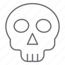 skeleton, skull, death, dead, bones, scary, halloween
