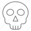 skeleton, skull, death, dead, bones, scary, halloween 