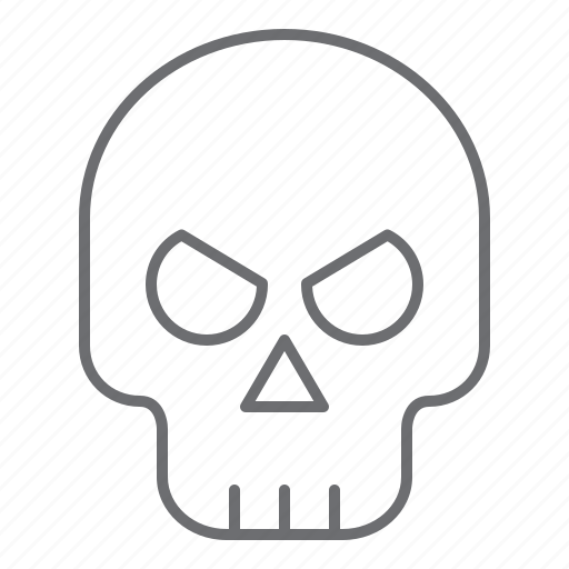 Skeleton, skull, death, dead, scary, creepy, spooky icon - Download on Iconfinder
