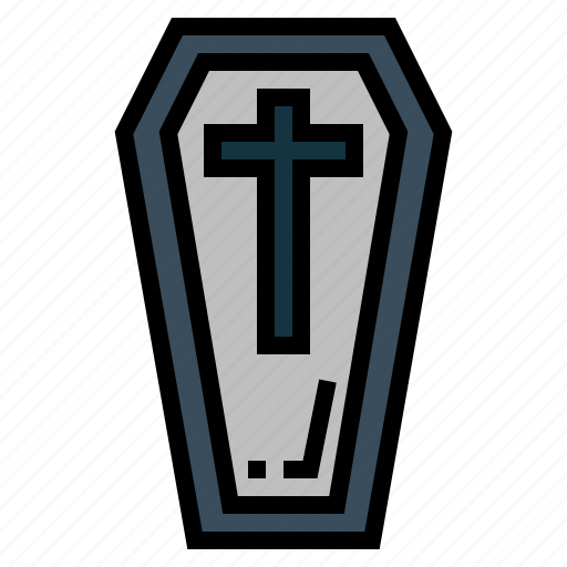 Coffin, dead, halloween, scary icon - Download on Iconfinder