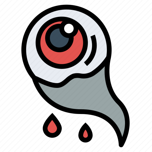 Blood, eye, ghost, halloween icon - Download on Iconfinder