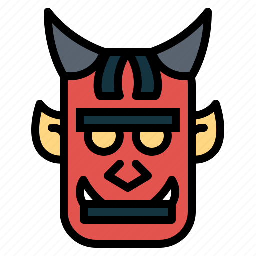 Demon, devil, japanese, oni icon - Download on Iconfinder