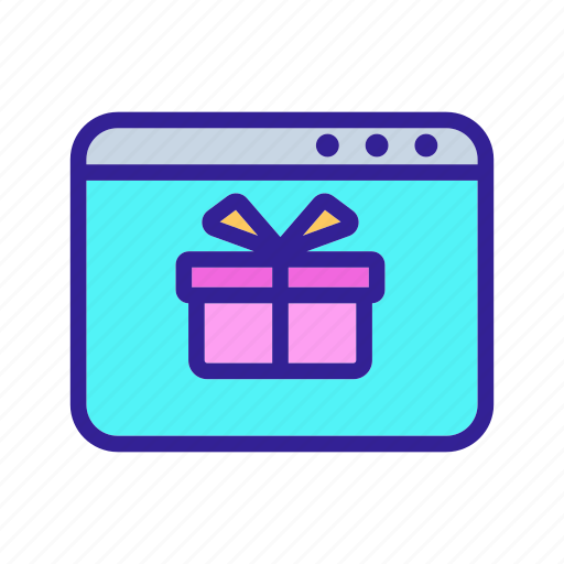 Box, christmas, contour, gift, present, valentine icon - Download on Iconfinder