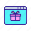 box, christmas, contour, gift, present, valentine 