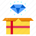 celebration, diamond, gift, surprise 