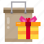 box, celebration, gift, shopping, surprise 