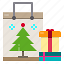 bag, box, christmas, gift, shopping 