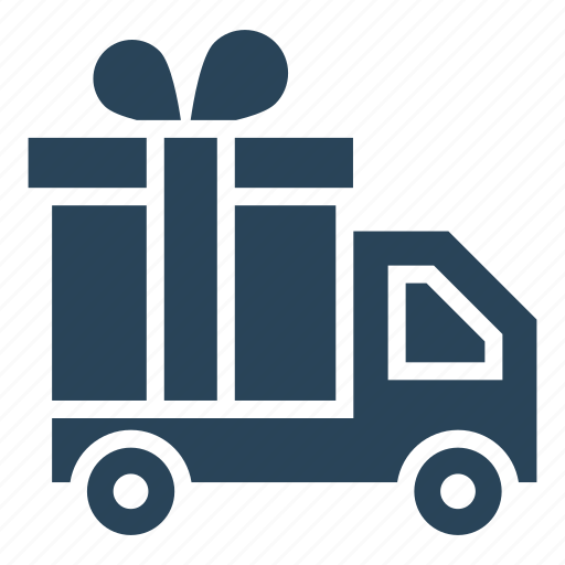 Delivery truck, gift, gift box, gift delivery, set, truck icon - Download on Iconfinder