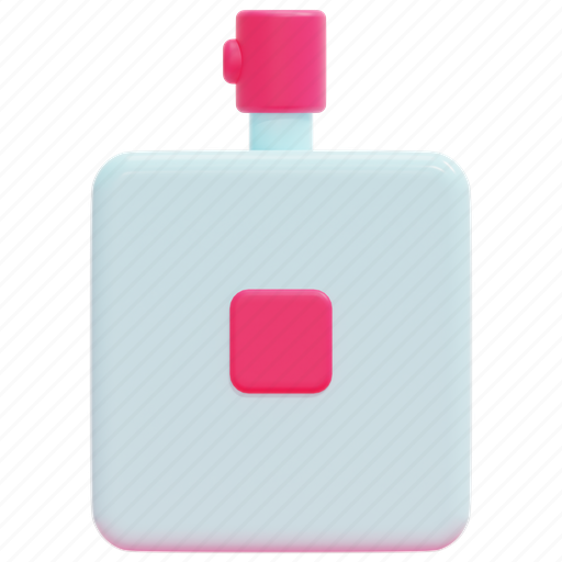 Fragrance, perfume, odor, scent, aroma, cologne, bottle 3D illustration - Download on Iconfinder
