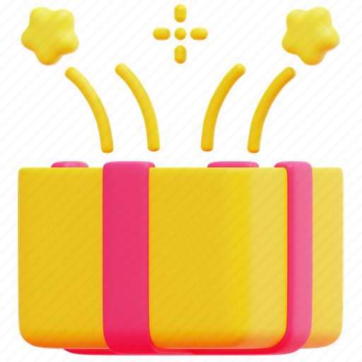 Surprise, present, star, gift, box, celebration, party icon - Download on Iconfinder