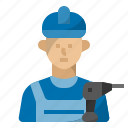 drill, handyman, job, occupation, profession, repairman, serviceman