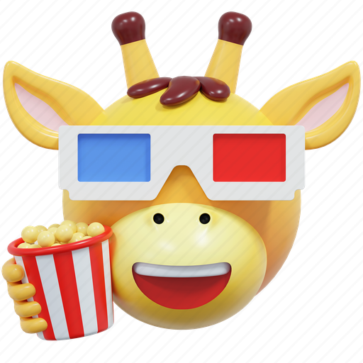 Giraffe, movie, emoticon, illustration icon - Download on Iconfinder