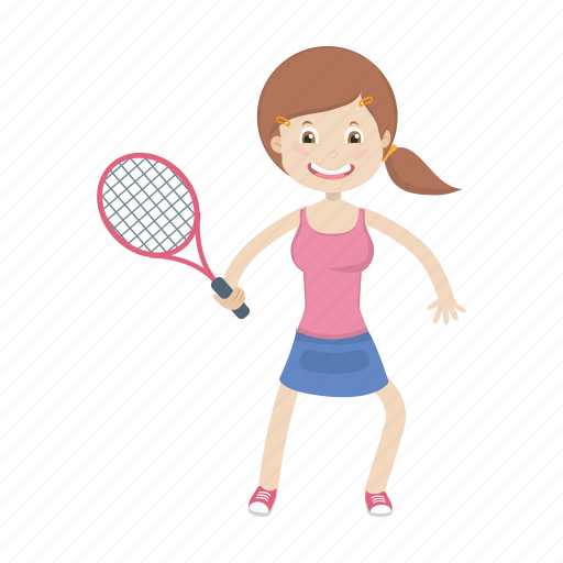 Kid, play, racket, sport, tennis icon - Download on Iconfinder
