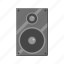audio, music, sound, sound box, speaker icon, woofer 