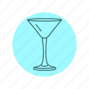 martini, glass