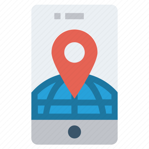 Global business, globe, gps, location, mobile internet, phone, pin icon - Download on Iconfinder
