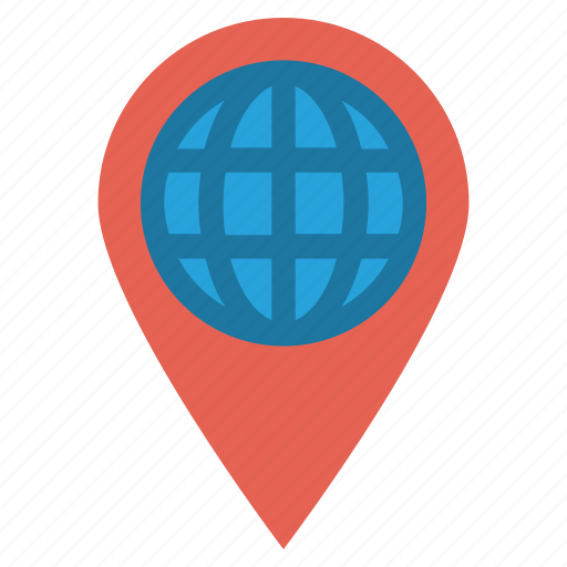 Earth, globe, gps, location, pin, world icon - Download on Iconfinder