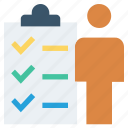 business, clipboard, document, male, people, user