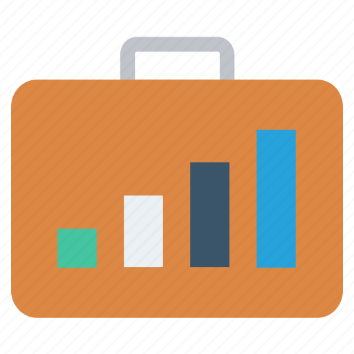 Bag, business, chart, global business, graph, portfolio, work icon - Download on Iconfinder