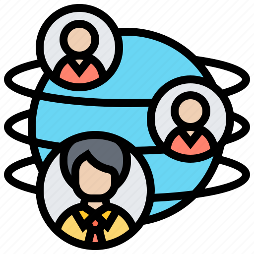 Connections, corporation, global, network, partnership icon - Download on Iconfinder