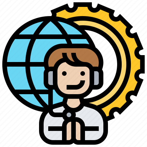 Contact, global, international, service, worldwide icon - Download on Iconfinder