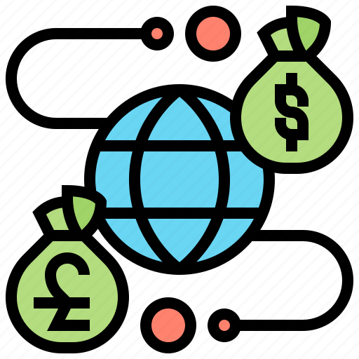 Currency, financial, global, service, transaction icon - Download on Iconfinder